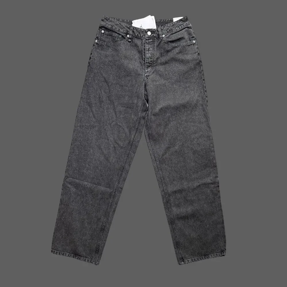 Nike Air Jordan Loose Fit Denim Pants Black Size 32 NWT
